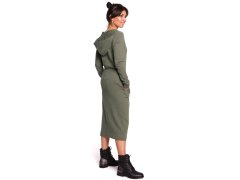 Dámské šaty model 21782939 Khaki tmavě zelená - BeWear 1