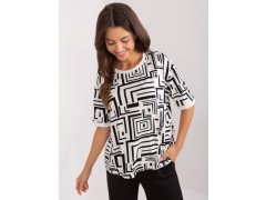 Dámská halenka LK BZ model 21822093 Ecru s černou - FPrice 4