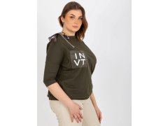 Dámská halenka EM BZ HW 20 model 21866297 Khaki tmavě zelená - FPrice 2
