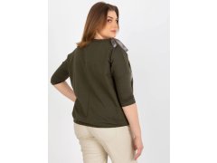 Dámská halenka EM BZ HW 20 model 21866297 Khaki tmavě zelená - FPrice 4