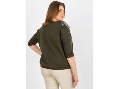 Dámská halenka EM BZ HW 20 model 21866297 Khaki tmavě zelená - FPrice 8