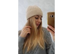 Tenká čepice Veronica model 21870986 béžová 1