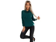 Dámská halenka model 21875967 Tmavě zelená - numoco 3