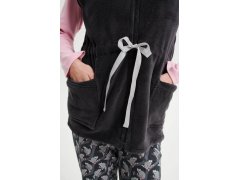 Dámská vesta na zip model 21941162 šedá - Vamp 1