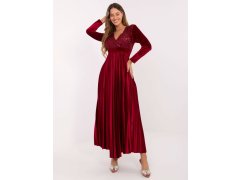 Dámské společenské šaty IT SK model 21941166 bordó - FPrice 2