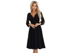 Elegantní midi šaty model 21961131 černé - numoco 5