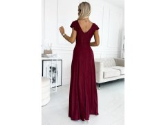 Dámské šaty model 22018562 CRYSTAL bordó - numoco 1