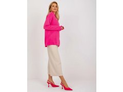 Dámský svetr LC SW fluo růžová model 22030029 - FPrice 2