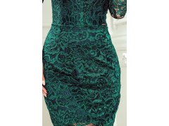 Dámské šaty model 22042926 Tmavě zelená - numoco 6