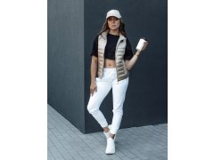 Dámská prošívaná vesta se stojáčkem model 22045072 béžová - FashionStreet 2