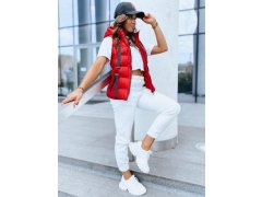 Dámská prošívaná vesta model 22045077 červená - FashionStreet 1