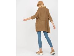 Dámský kardigan model 22045084 tmavě hnědý - FPrice 3