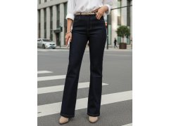 Dámské džíny s vysokým pasem model 22067247 tmavě modré - FashionStreet 1