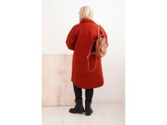 Dámský kabát Plus Size s&nbsp;vlnou - Kesi model 22077001 2