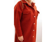 Dámský kabát Plus Size s&nbsp;vlnou - Kesi model 22077001 3