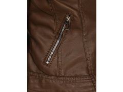 Dámská hnědá koženková bunda model 22079309 - FashionStreet 1