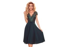 Dámské šifonové šaty zelené model 22082238 - numoco 4