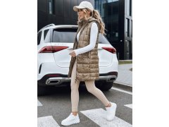Dámská prošívaná vesta s kapucí model 22092282 zlatá Fashion Street - FashionStreet 2