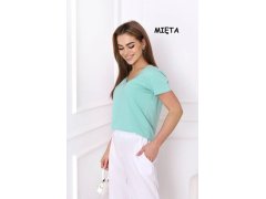 Dámské tričko model 22108318 s&nbsp;krátkým rukávem hnědé - OFF PINK 8