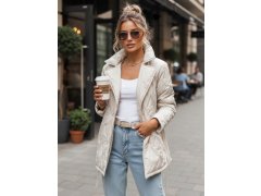 Dámská přechodná bunda model 22123867 krémová - FashionStreet 2