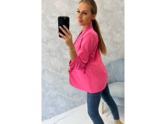 Sako s klopami model 22145658 růžové - Kesi 6