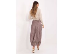 Sukně MI SD model 22159037 hnědá s&nbsp;puntíky - FPrice 1