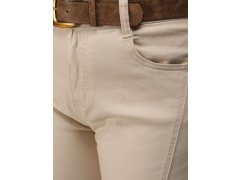 Dámské džíny s páskem mom fit model 22206991 béžové - FashionStreet 2