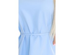 Trapézové šaty model 22212379 VICTORIA modré - numoco 8