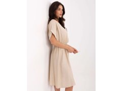 Dámské šaty model 22212381 béžové - FPrice 2