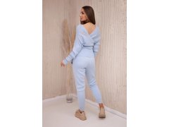 Dámská svetrová souprava model 22261640 sv. modrá - Kesi 3