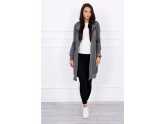 Mikina s kapucí model 22264455 tmavě šedá - Kesi 1