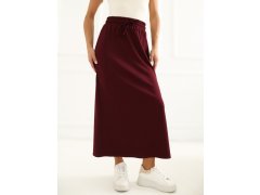 Dámská sukně LK SD model 22309479 vínová - FPrice 2