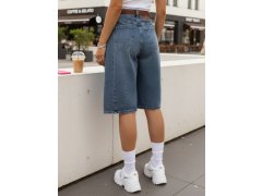 Dámské džínové šortky s&nbsp;páskem bermudy modré model 22346342 - FashionStreet 2