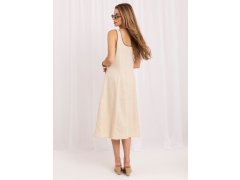 Dámské šaty IR SK model 22366735 světle béžové - FPrice 2