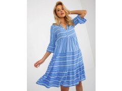 Dámské šaty model 22373462 modré - FPrice 3