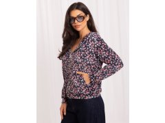 Mikina RV BL model 22373468 tmavě modrá potisk - FPrice 2