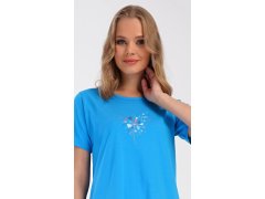 Dámské domácí šaty s&nbsp;krátkým rukávem model 22407058 - Vienetta 2