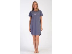 Dámské domácí šaty s&nbsp;krátkým rukávem model 22407058 - Vienetta 6