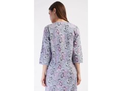 Dámské domácí šaty s&nbsp;tříčtvrtečním rukávem model 22406961 - Vienetta 5