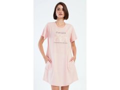 Dámské domácí šaty s krátkým rukávem model 22406798 - Vienetta 4