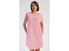 Dámské domácí šaty s&nbsp;krátkým rukávem model 22406753 - Vienetta 1