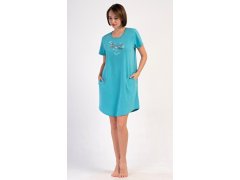 Dámské domácí šaty s&nbsp;krátkým rukávem model 22406753 - Vienetta 5
