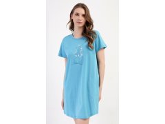 Dámské domácí šaty s krátkým rukávem model 22406715 - Vienetta 1