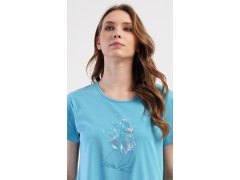 Dámské domácí šaty s krátkým rukávem model 22406715 - Vienetta 4