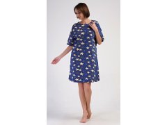 Dámské domácí šaty s&nbsp;tříčtvrtečním rukávem model 22406230 - Vienetta 3