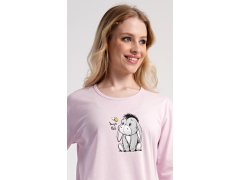 Dámské domácí šaty s tříčtvrtečním rukávem model 22406189 - Vienetta 4