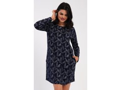 Dámské domácí šaty s&nbsp;dlouhým rukávem model 22406167 - Vienetta 1