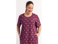 Dámské domácí šaty s&nbsp;krátkým rukávem model 22405680 - Vienetta 3