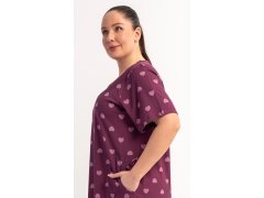 Dámské domácí šaty s&nbsp;krátkým rukávem model 22405680 - Vienetta 6