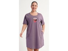 Dámské domácí šaty s&nbsp;krátkým rukávem model 22405633 - Vienetta 1